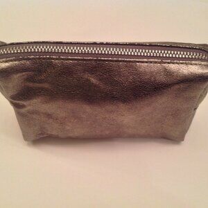 bareMinerals Gunmetal Clutch Purse / Makeup Bag / Cosmetics Bag / BRAND NEW